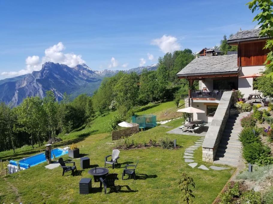 Appartement En Chalet Individuel Sauna Piscine Valmeinier Eksteriør billede