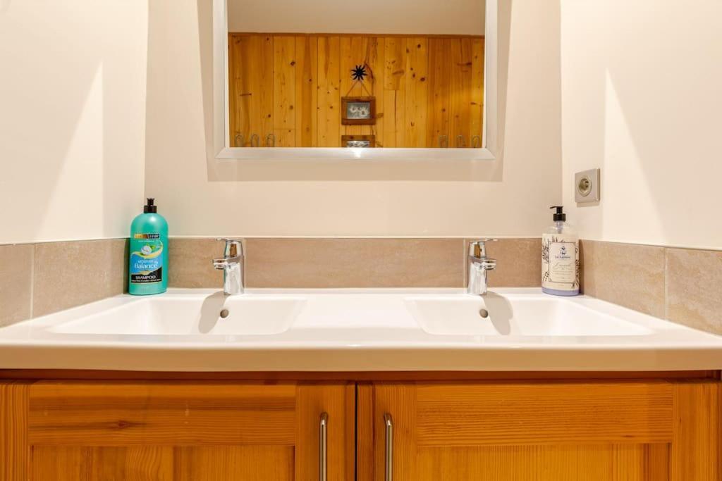 Appartement En Chalet Individuel Sauna Piscine Valmeinier Eksteriør billede