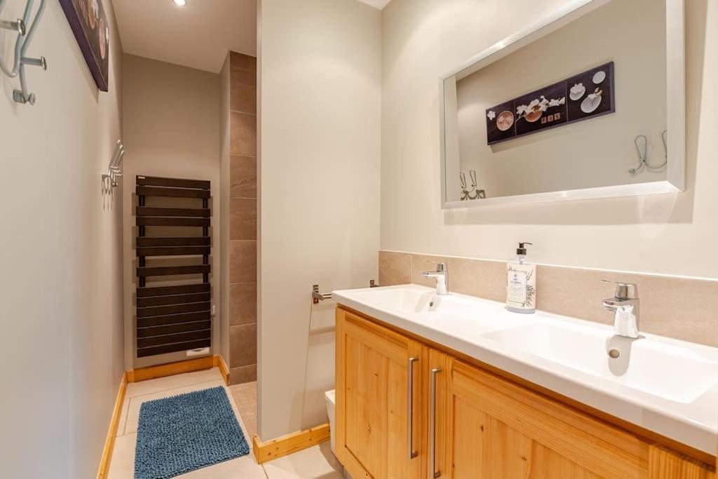 Appartement En Chalet Individuel Sauna Piscine Valmeinier Eksteriør billede