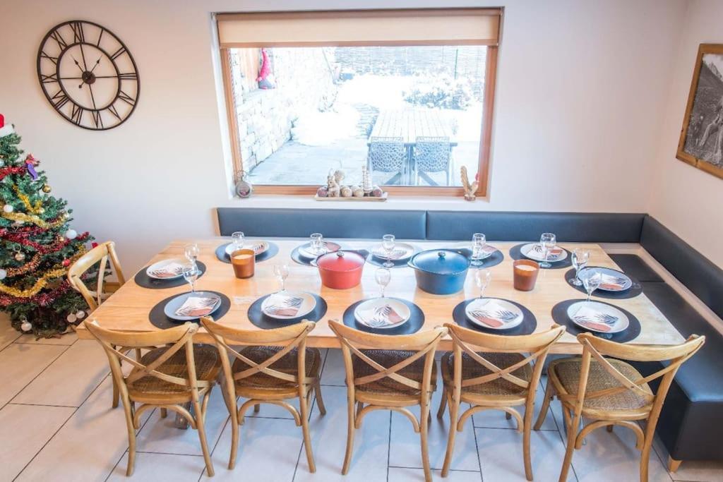 Appartement En Chalet Individuel Sauna Piscine Valmeinier Eksteriør billede