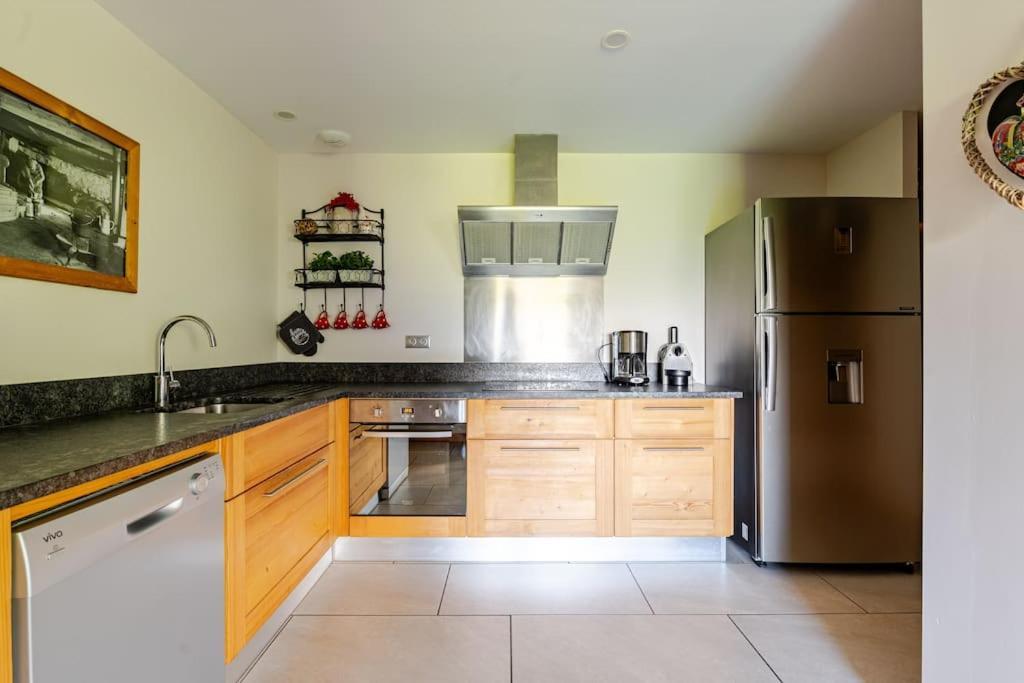 Appartement En Chalet Individuel Sauna Piscine Valmeinier Eksteriør billede